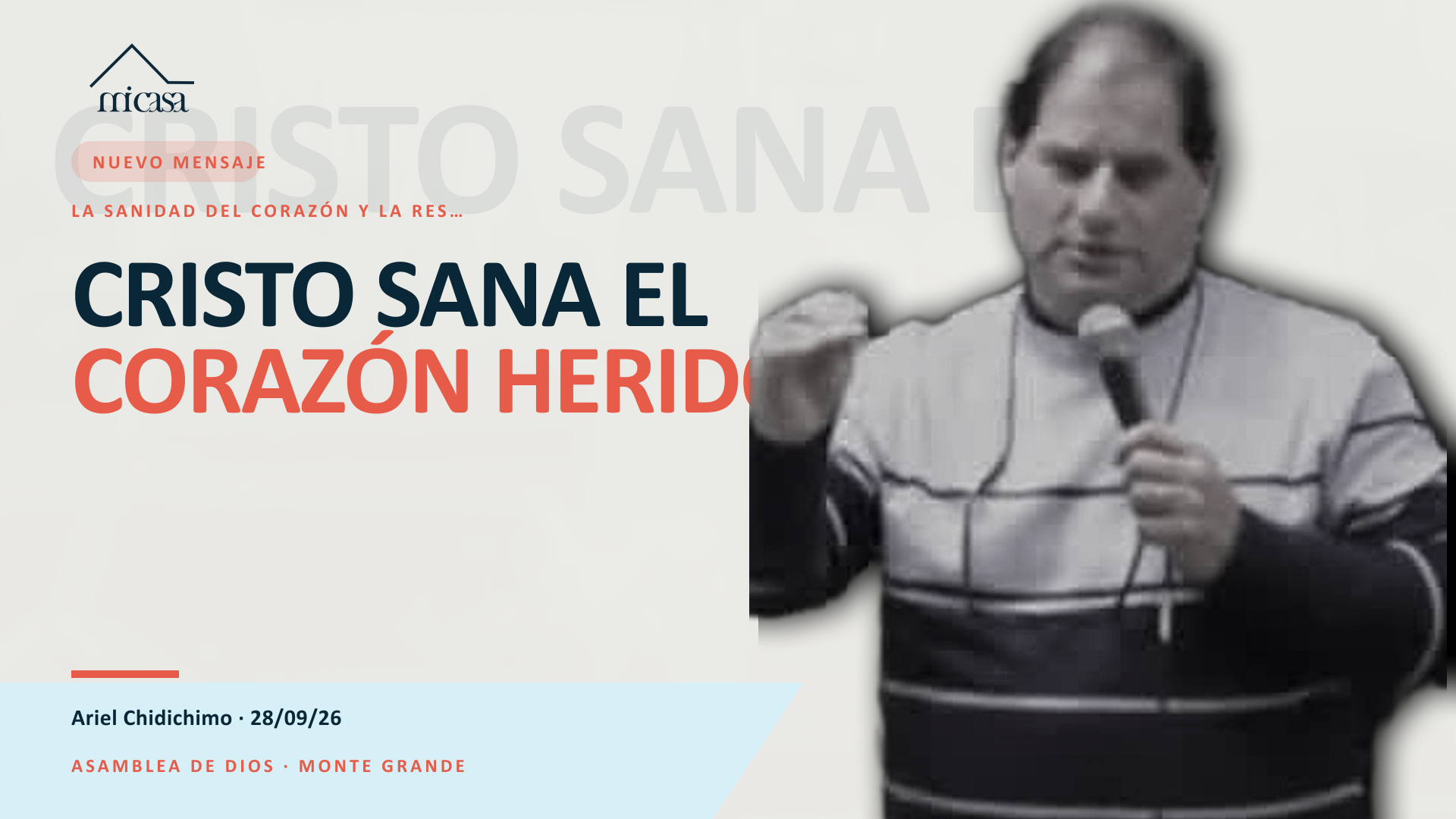 Portada de Cristo sana el corazón herido